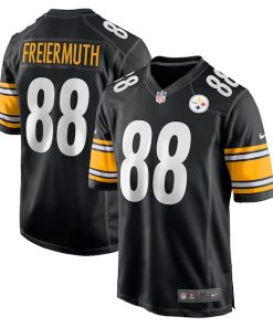 Pat Freiermuth Pittsburgh Steelers Nike Game Jersey - Black/White