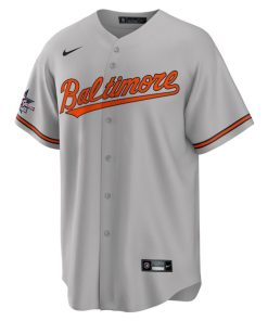 Alternative view of Baltimore Orioles Nike 2025 MLB All-Star Game Away Replica Jersey - Gray