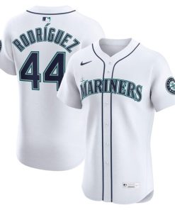 Julio Rodr¨ªguez Seattle Mariners Nike Home Elite Jersey - White/Cream/Teal