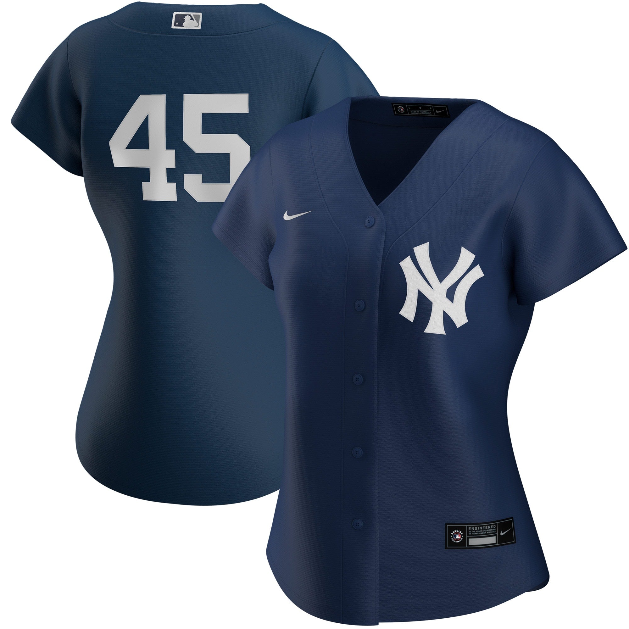 Gerrit Cole New York Yankees Nike Women's Home Replica Player Jersey - White/Navy - Image 6
