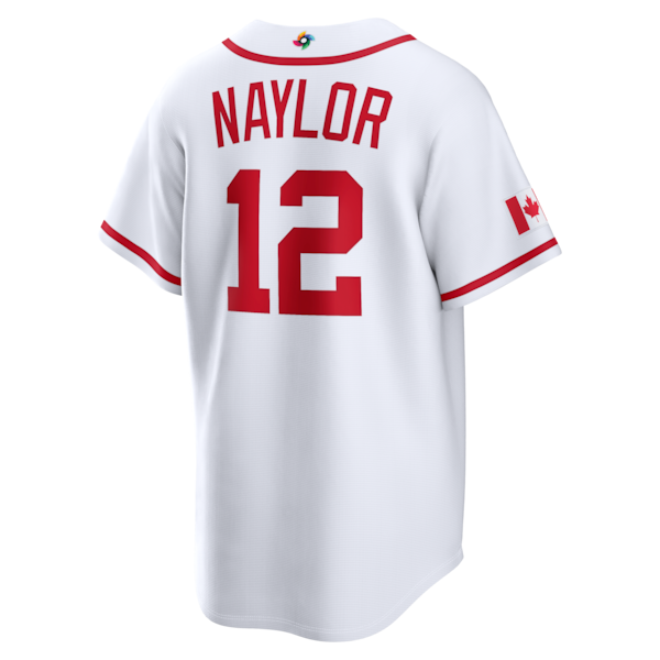 Josh Naylor Canada Baseball Nike 2026 World Baseball Classic Home Stadium Jersey - White - Image 4
