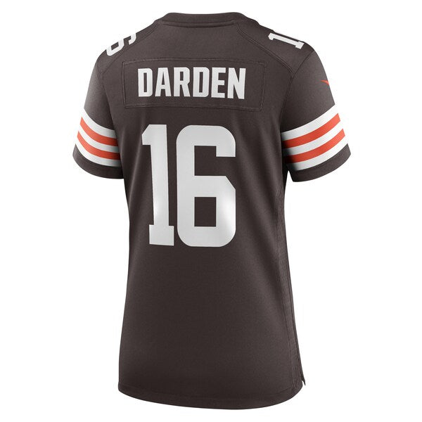 Jaelon Darden Cleveland Browns Nike Women's Team Game Jersey - Brown - Image 3