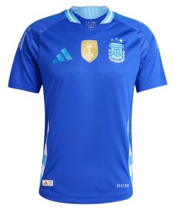 Alternative view of Argentina National Team adidas 2024 Away Authentic Jersey - Blue