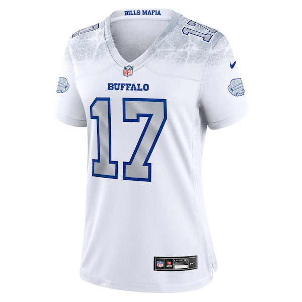 Josh Allen Buffalo Bills Nike Women's 2025 Rivalries Collection Game Jersey - White - Image 2