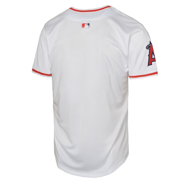 Los Angeles Angels Nike Youth Home Limited Baseball Jersey - White - Image 5