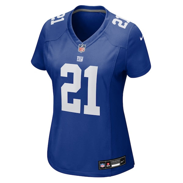 Paulson Adebo New York Giants Nike Women's Team Game Jersey - Royal - Image 2