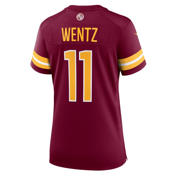 Carson Wentz Washington Commanders Nike Women's Game Jersey - Burgundy/Black/White - Image 4