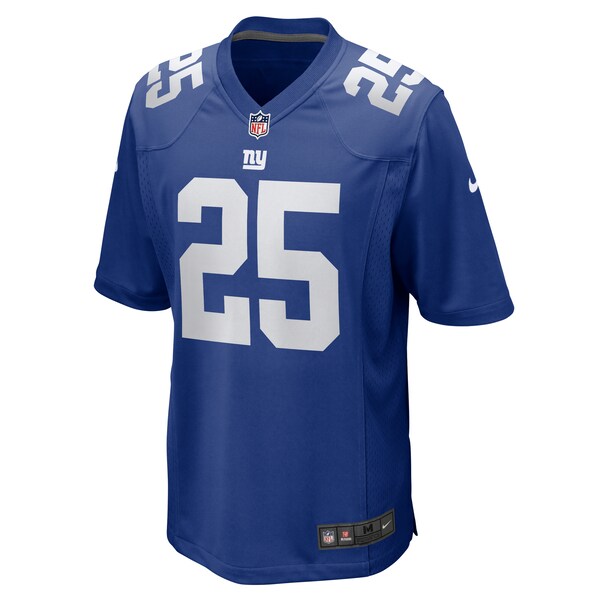 Deonte Banks New York Giants Nike Team Game Jersey - Royal/White - Image 5