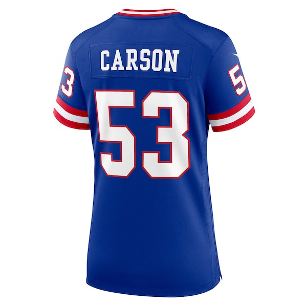 Harry Carson New York Giants Nike Women's Classic Retired Player Game Jersey - Royal - Image 3