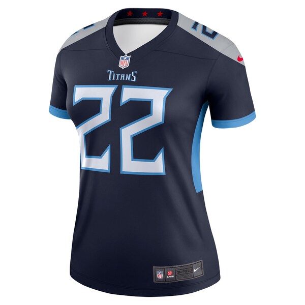 Derrick Henry Tennessee Titans Nike Women's New Legend Jersey - Navy/Light Blue - Image 4