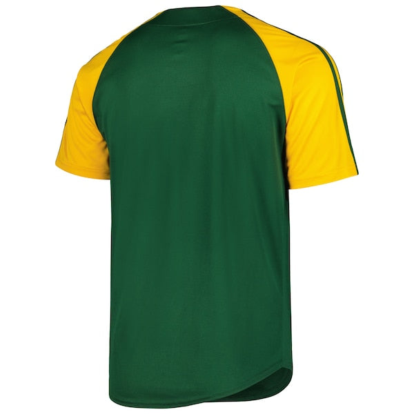 Oakland Athletics Stitches Team Raglan Jersey - Green - Image 3