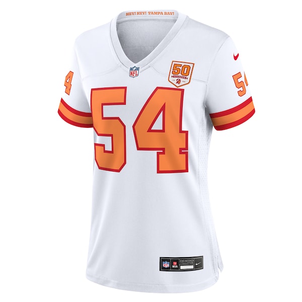 Lavonte David '76 Tampa Bay Buccaneers Nike Women's 50th Season Game Jersey - White - Image 2