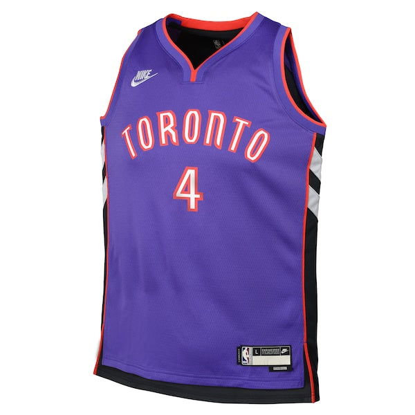 Scottie Barnes Toronto Raptors Nike Youth 2024/25 Swingman Jersey - Purple - Classic Edition - Image 2