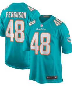 Blake Ferguson Miami Dolphins Nike  Game Jersey -  Aqua