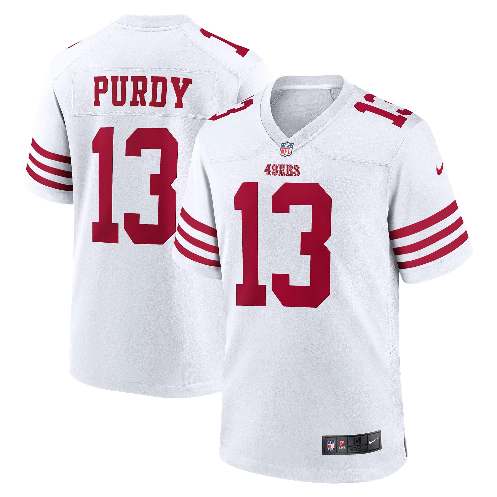 Brock Purdy San Francisco 49ers Nike Alternate Game Player Jersey - Scarlet - Image 6