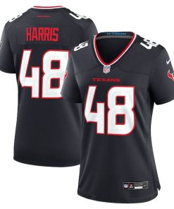 Christian Harris Houston Texans Nike Women's Team Game Jersey -  Navy