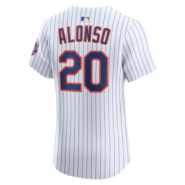 Pete Alonso New York Mets Nike Home Elite Player Jersey - White - Image 3
