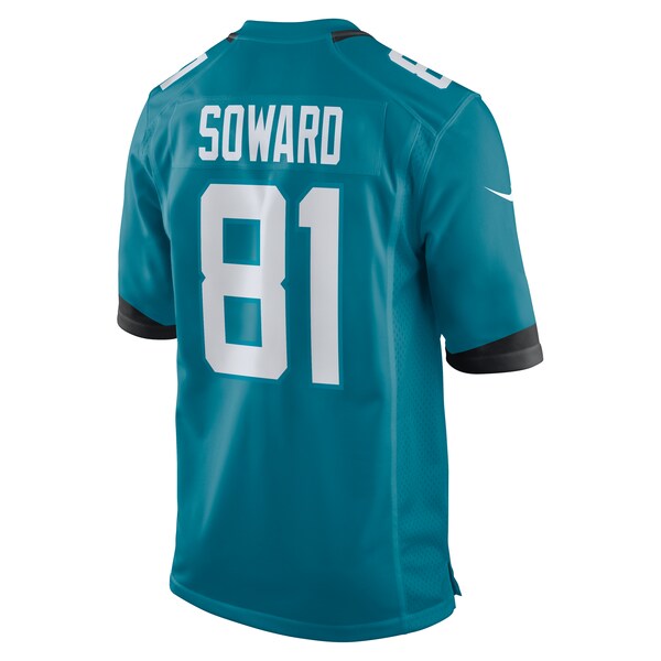 R. Jay Soward Jacksonville Jaguars Nike Retired Player Team Game Jersey - Teal - Image 3