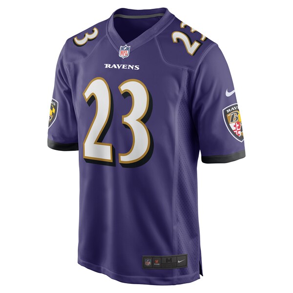 Trenton Simpson Baltimore Ravens Nike Team Game Jersey - Purple - Image 2