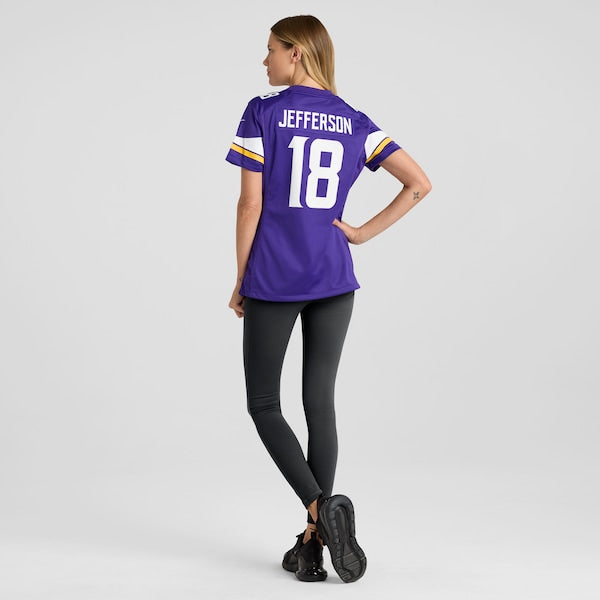 Justin Jefferson Minnesota Vikings Nike Women's Game Jersey - Purple - Image 5