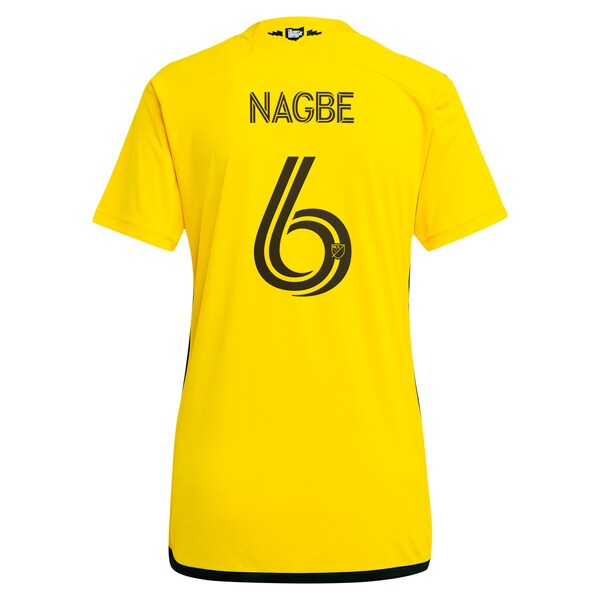 Darlington Nagbe Columbus Crew adidas Women's 2024 The Home Kit Replica Player Jersey - Yellow - Image 3