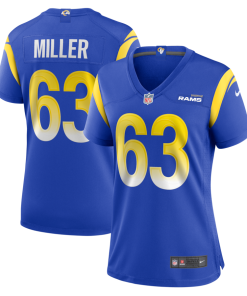 Grant Miller Los Angeles Rams Nike Women's  Game Jersey - Royal