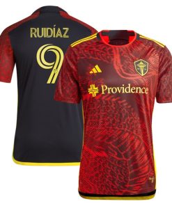 Raul Ruidiaz Seattle Sounders FC adidas 2024 The Bruce Lee Kit Replica Player Jersey?¨C Red