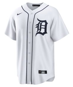 Alternative view of Detroit Tigers Nike #1 Dad Home Replica Jersey - White