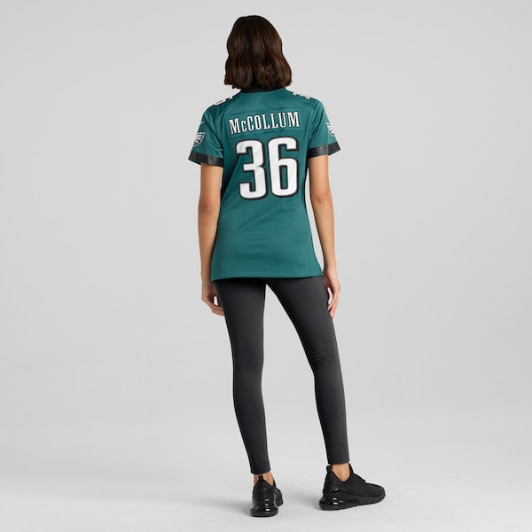 Tristin McCollum Philadelphia Eagles Nike Women's Team Game Jersey - Midnight Green - Image 5