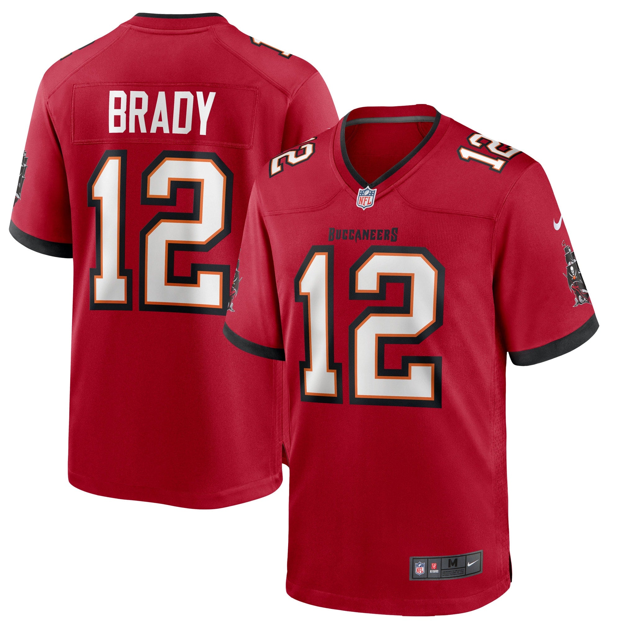 Tom Brady Tampa Bay Buccaneers Nike Alternate Game Jersey - Pewter/Red - Image 6