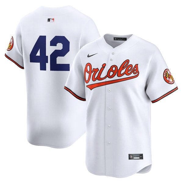 Baltimore Orioles Nike 2024 Jackie Robinson Day Home Limited Jersey?ยจC White