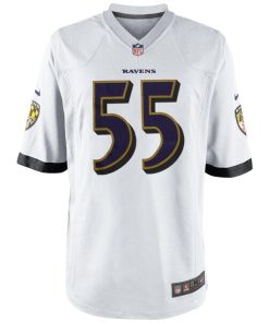 Alternative view of Youth Baltimore Ravens Terrell Suggs Nike White Game Jersey