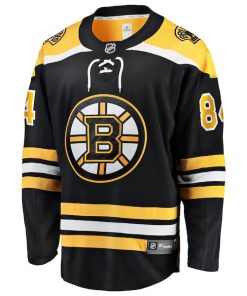Alternative view of Tanner Jeannot Boston Bruins  Home Breakaway Jersey - Black