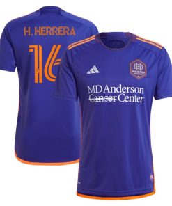 H¨¦ctor Herrera Houston Dynamo FC adidas 2024 Still Holdin' Replica Player Jersey?¨C Purple