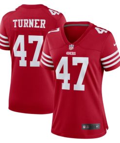 Ezekiel Turner San Francisco 49ers Nike Women's Team Game Jersey -  Scarlet