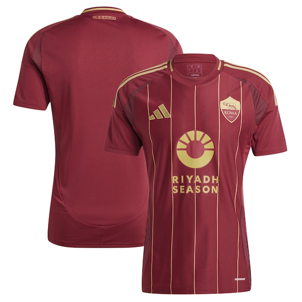 AS Roma adidas 2024/25 Home Replica Jersey - Burgundy - Image 2