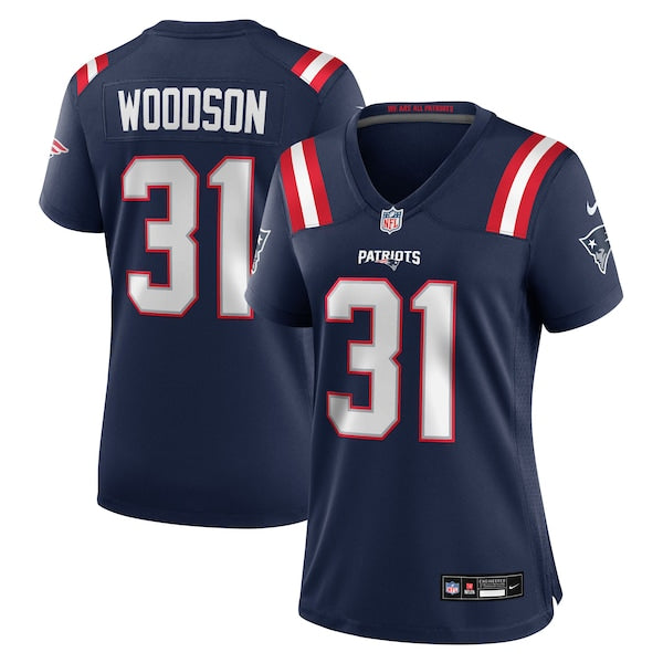Craig Woodson New England Patriots Nike Women's Team Game Jersey - Navy