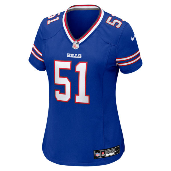 Morgan Fox Buffalo Bills Nike Women's Team Game Jersey - Royal - Image 2