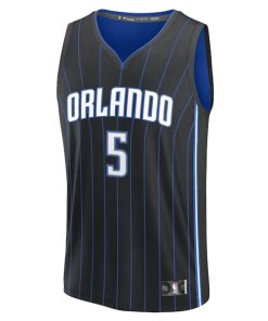 Alternative view of Paolo Banchero Orlando Magic  Youth Fast Break Replica Player Jersey - Icon Edition - Black