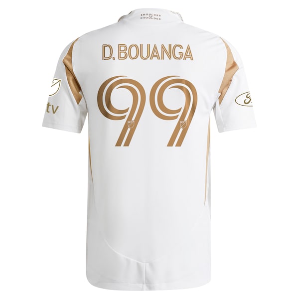Denis Bouanga LAFC adidas 2025 Secondary Authentic Player Jersey - White - Image 3