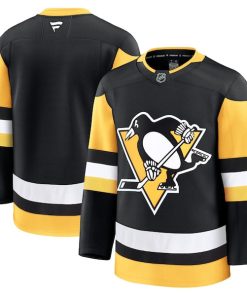 Alternative view of Pittsburgh Penguins  Home Premium Jersey - Black/White