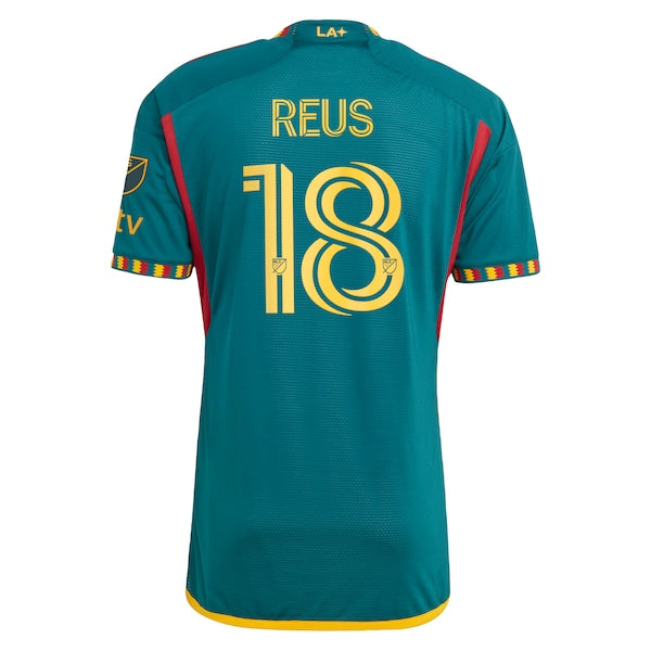 Marco Reus LA Galaxy adidas 2024 LA Kit Authentic Player Jersey - Green - Image 3
