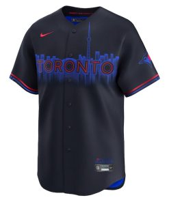 Alternative view of Toronto Blue Jays Nike 2024 City Connect Limited Jersey - Navy