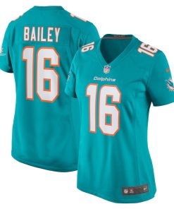 Jake Bailey Miami Dolphins Nike Women's Game Player Jersey - Aqua