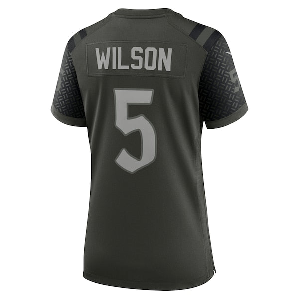 Garrett Wilson New York Jets Nike Women's 2025 Rivalries Collection Game Jersey - Gotham Green - Image 3