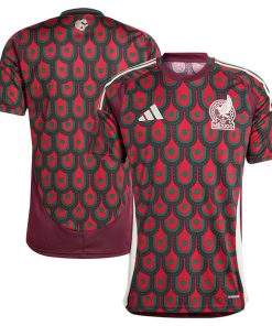 Mexico National Team adidas 2024 Home Replica Jersey - Burgundy