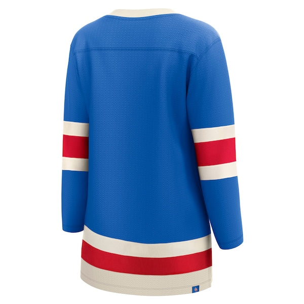 New York Rangers Women's Centennial Breakaway Jersey - Blue - Image 3