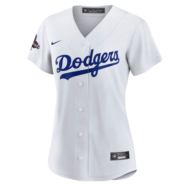Andy Pages Los Angeles Dodgers Nike Women's 2024 World Series Champions Home Replica Player Jersey - White - Image 3