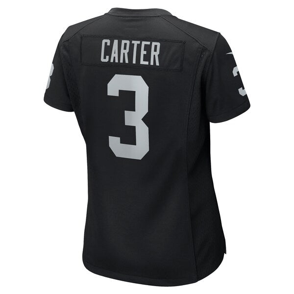 DeAndre Carter Las Vegas Raiders Nike Women's Game Player Jersey - Black - Image 3