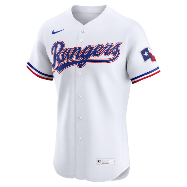 Texas Rangers Nike Home Elite Pick-A-Player Retired Roster Jersey - White - Image 2